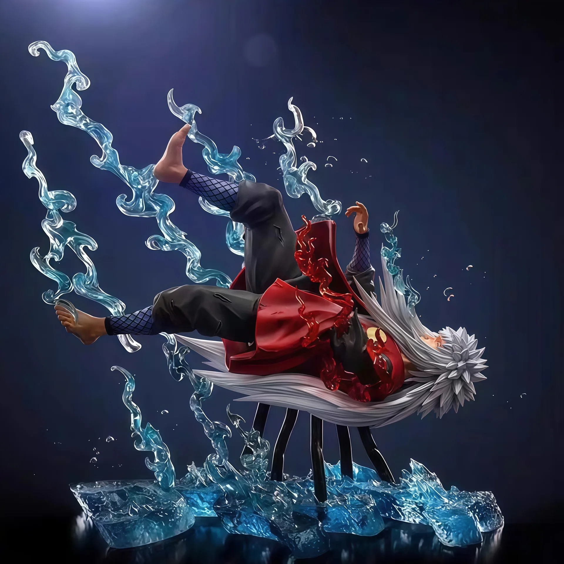 25CM Anime Naruto Naruto Teacher Jiraiya Fifth Hokage PVC Movable Anime Figure Statue Collectible Model Fan Toy Gift