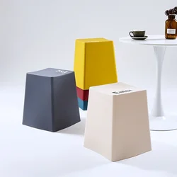 Stool Footstool Plastic Multifunctional Creative Living Room Bedroom Kitchen Modern Minimalist Design Nordic Style Furniture