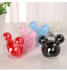 12pcs/set Cute Mouse Head Wedding Candy Box Plastic Candy Box Gift Packaging Box for Children Birthday Party Decoration