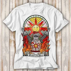 Praise The Sun Tarot Card Thank God Online Gaming Dark Souls Gamer T Shirt Best Seller Funny Movie Gift Music Meme Tops