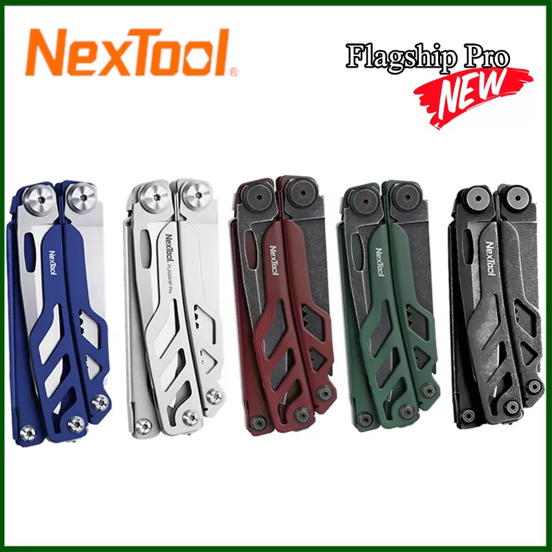 

Nextool Flagship Pro 16 in 1 Multitool with Kydex Sheath Folding Pliers Portable Pocket Multipurpose Knife Scissors Multi-tool