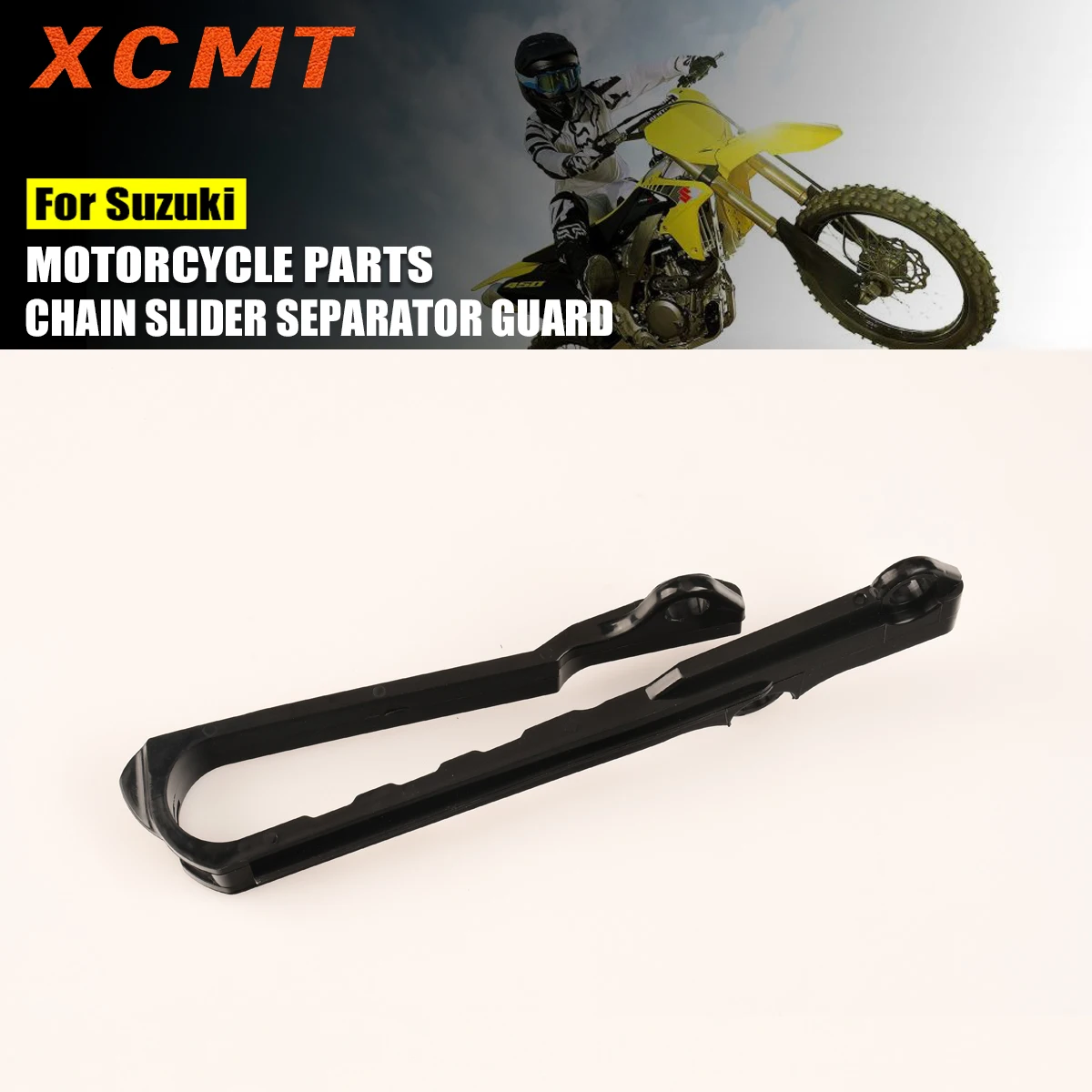 Accesorios para motocicleta: Guía de cadena de plástico TPU y deslizador de piñón para Suzuki RM 125 250 RM-Z 250 450 2001 2005 2007 2009