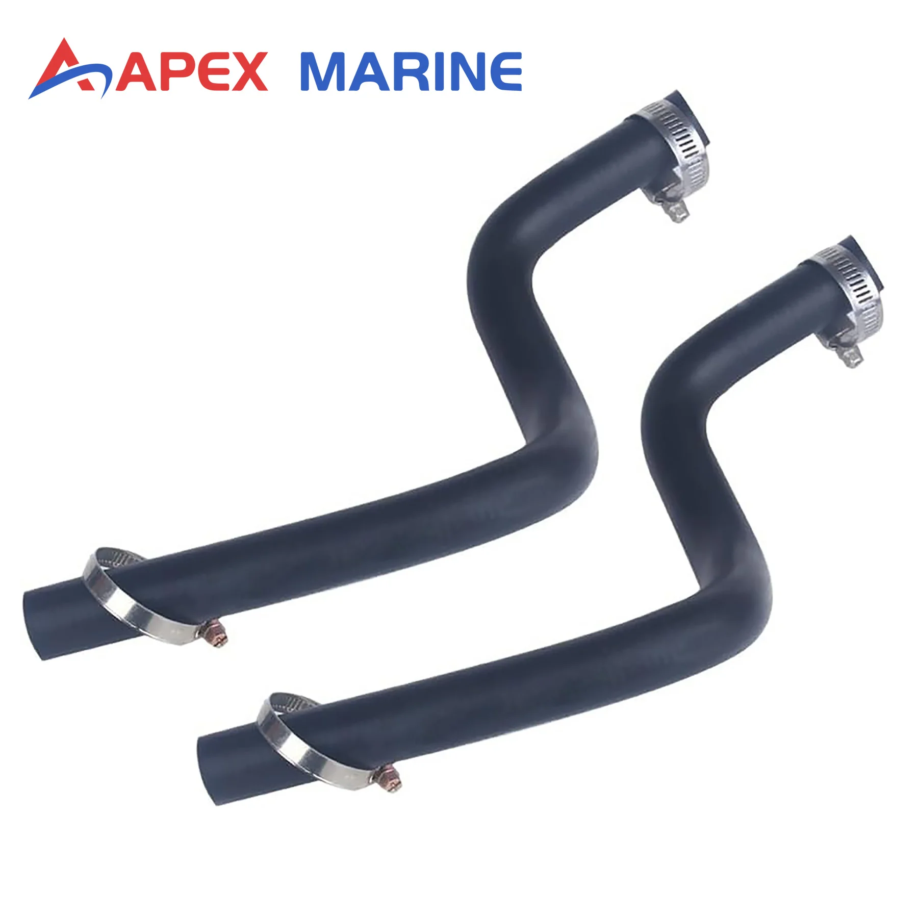 メルクルーザー2個入りウォーターインテークホース32-8m0090859スターンドライブx-bravo-1-2-3交換セット32-43437-8m0090859-18-3603に適合