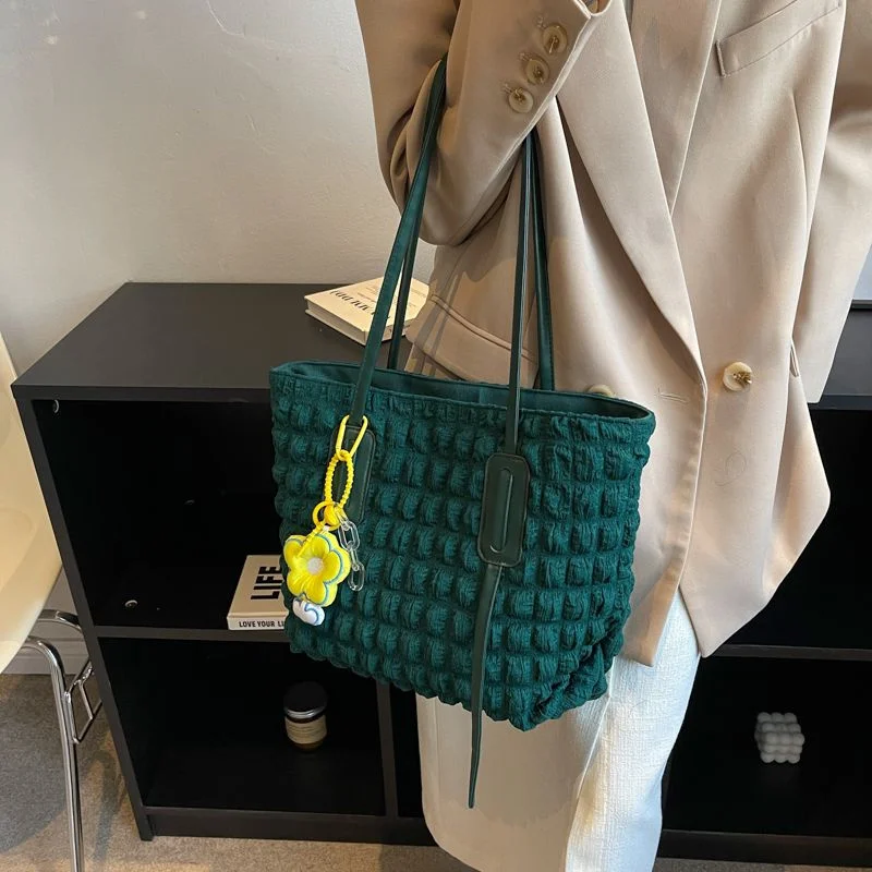 Borsa a nuvola pieghettata estiva per donna borsa a tracolla per lo Shopping di lusso borse per gnocchi borsa Femal leggera di grande capacità