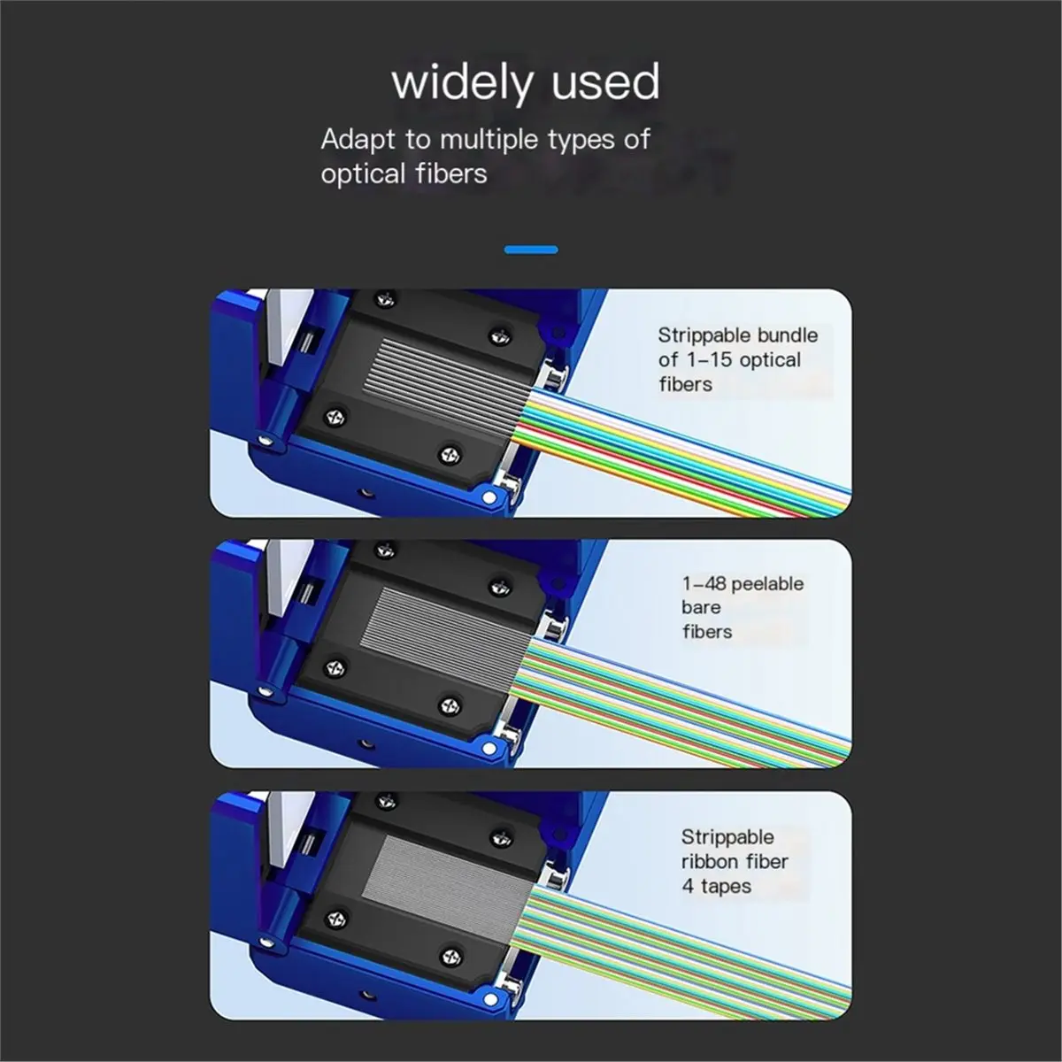 

useful S8 Fiber Optic Thermal Stripper Pliers Heated Optical Fiber Wire Stripper Slitter Ribbon Fiber Hot Stripping Tool