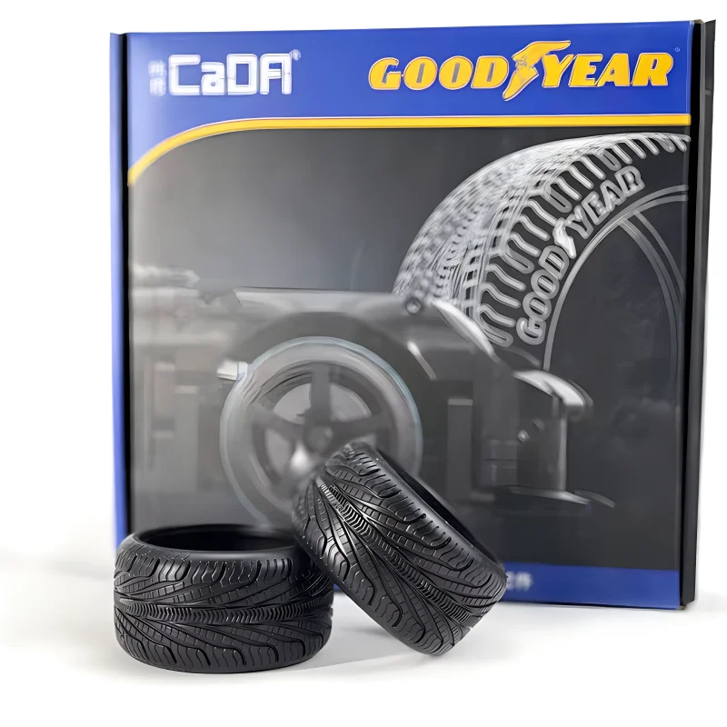 Cada 4 Tyre D013 D014 Compatible 1:8 1:10 car 42083 42056 42115 Wheel MOC Building Technology Accessories Toys Chritmas Gifts