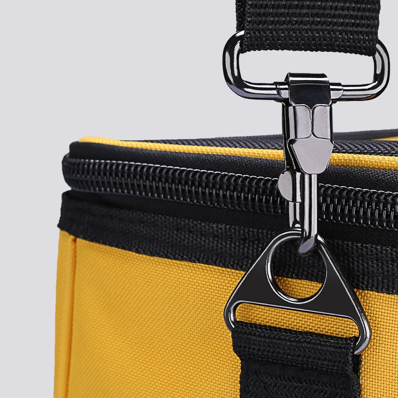 New Square Tool Bag Large Capacity Waterproof Multi Pockets Tool Organizer Tool Pouch for Electrician Tools