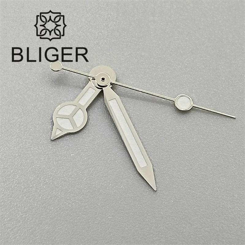 Bliger-Super BGW9 ساعة يد مضيئة ، تناسب NH35 ، NH36 حركة ، 3135 حركة ، فضي ، ذهبي ، وردي ، ذهبي ، أدوات استبدال