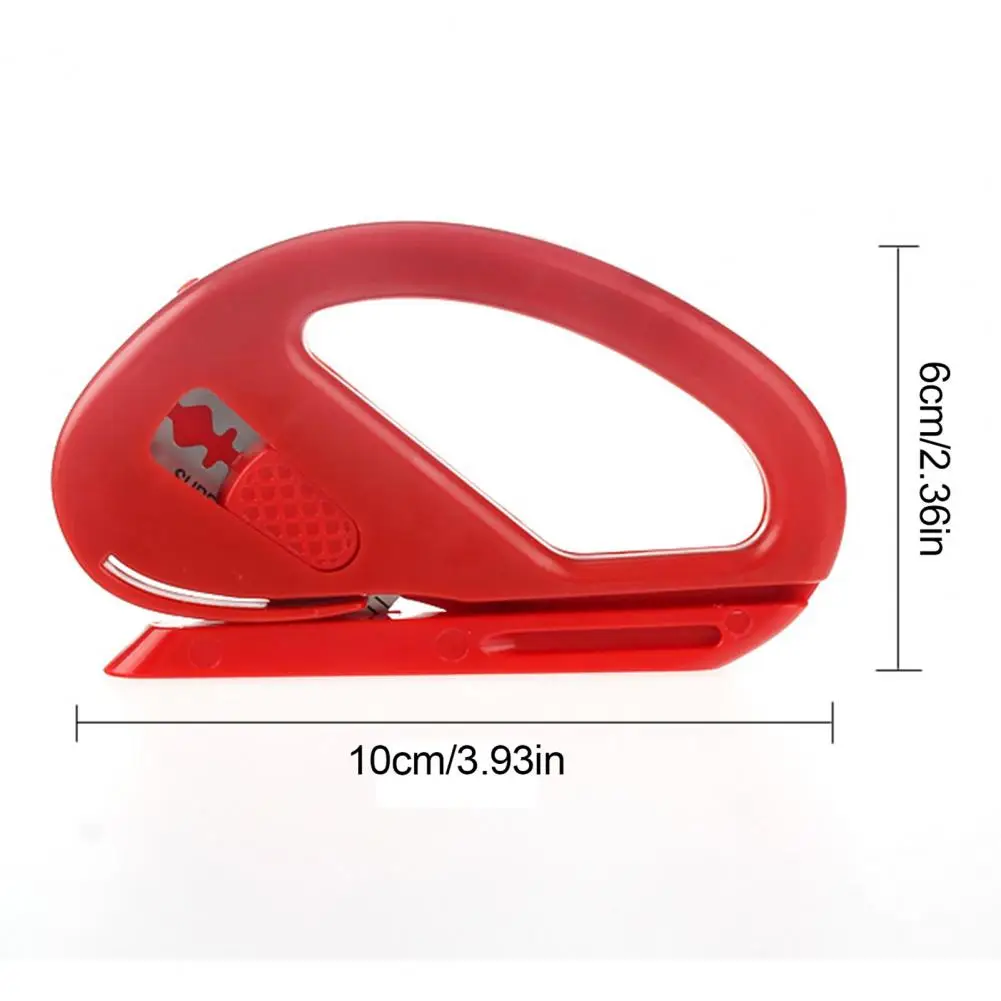 1/2Pcs Safety Cutter Tool Film Cutter Hidden Blade Wrapping Paper Trimmer Easy Sliding Packaging Paper Roll Cutter Paper Trimmer