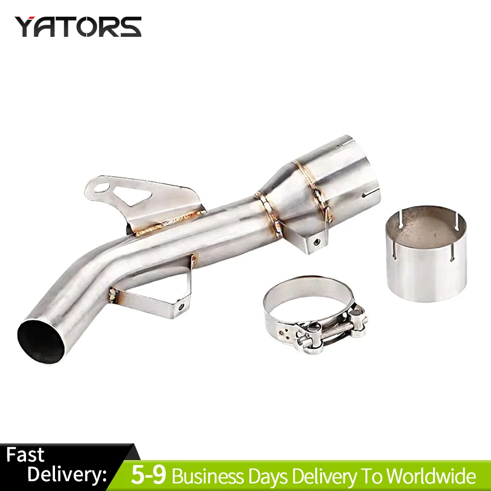 

For Kawasaki Z900 2017-2024 Motorcycle Exhaust System Mid Link Pipe Slip-On Exhausts Pipes