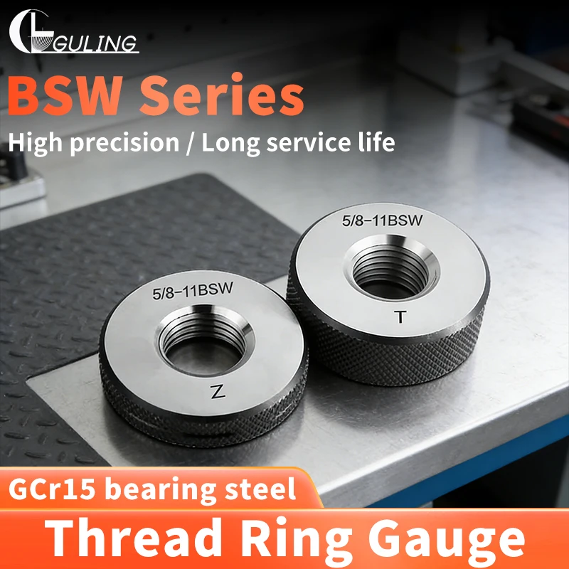 1PCS/1SET BSW Taper Pipe Thread Plug/RingGauge Measure Tool BSW 5/32 1/4 5/16 3/8 7/16 1/2 9/16 5/8 3/4 7/8 1''-- 1''1/8~1''7/8
