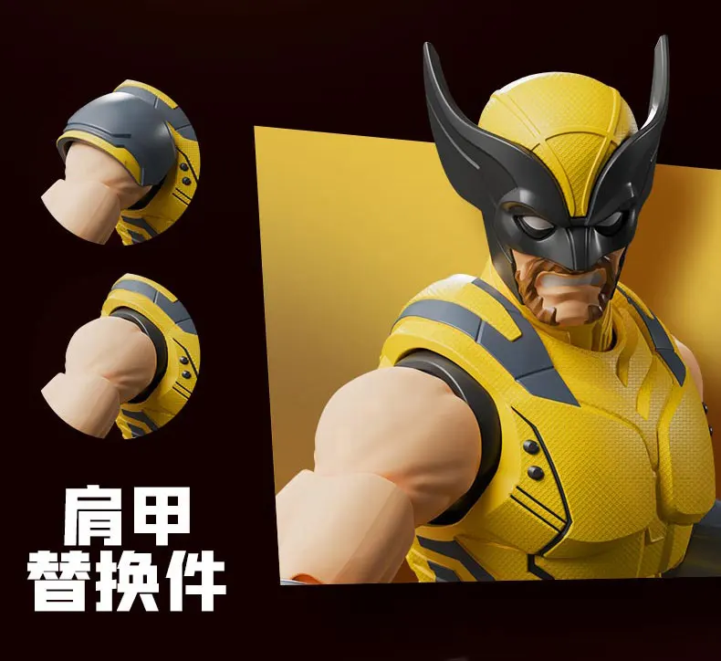 Blokees Deadpool 3 Wolverine Action Figures Spider-Man Movie Version Deadpool & Friend Series Collections Figures Adult Gift