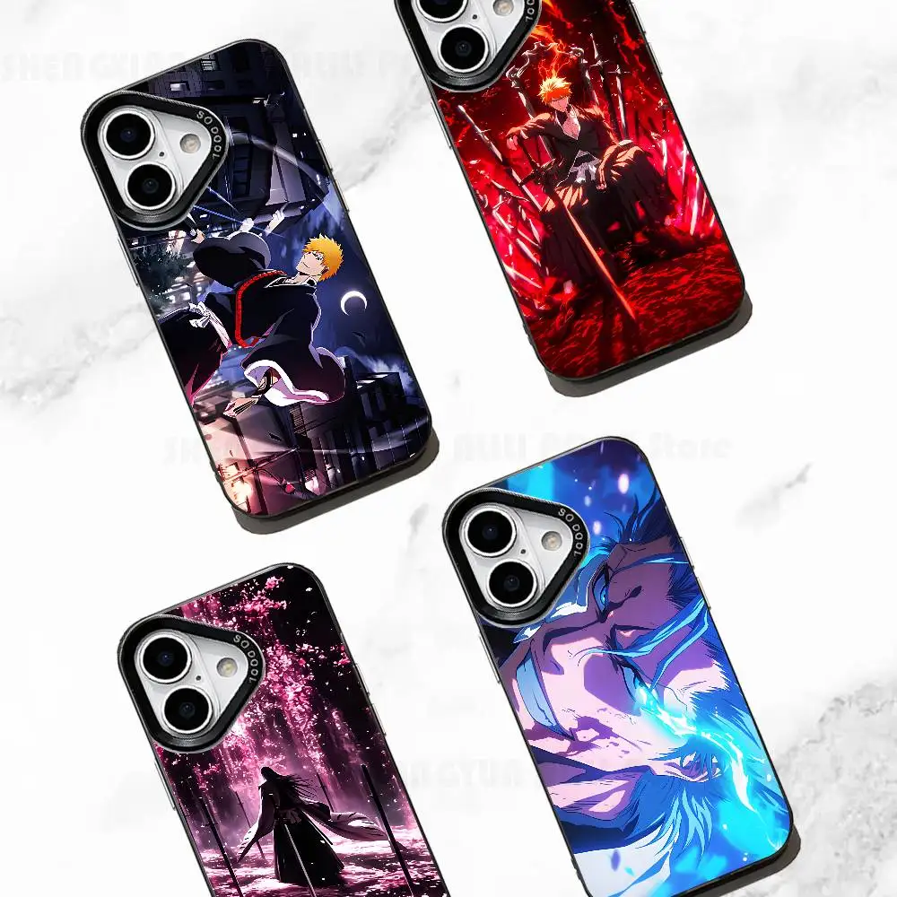 

Anime B-Bleach Rukia Byakuya Kuchiki Phone Case For IPhone 17 16e 16 15 14 13 12 Pro Max X XR XS MAX Back Cover