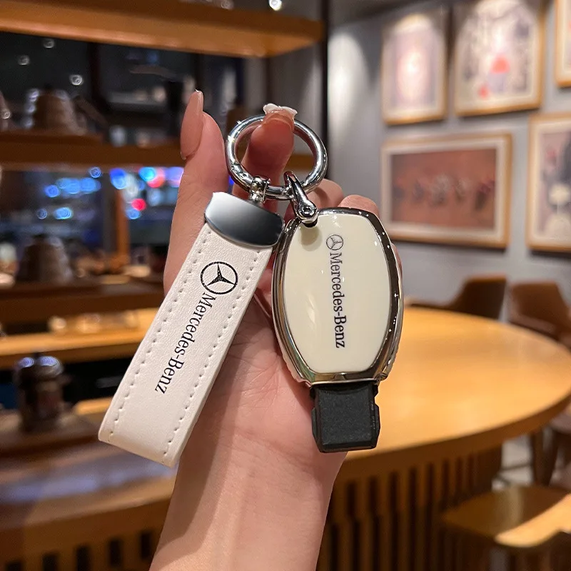 

TPU Key Case Cover Keychain Holder Keyring Shell for Mercedes Benz 2023 C S Class W206 W223 S350 C260 C300 S400 S450 S500