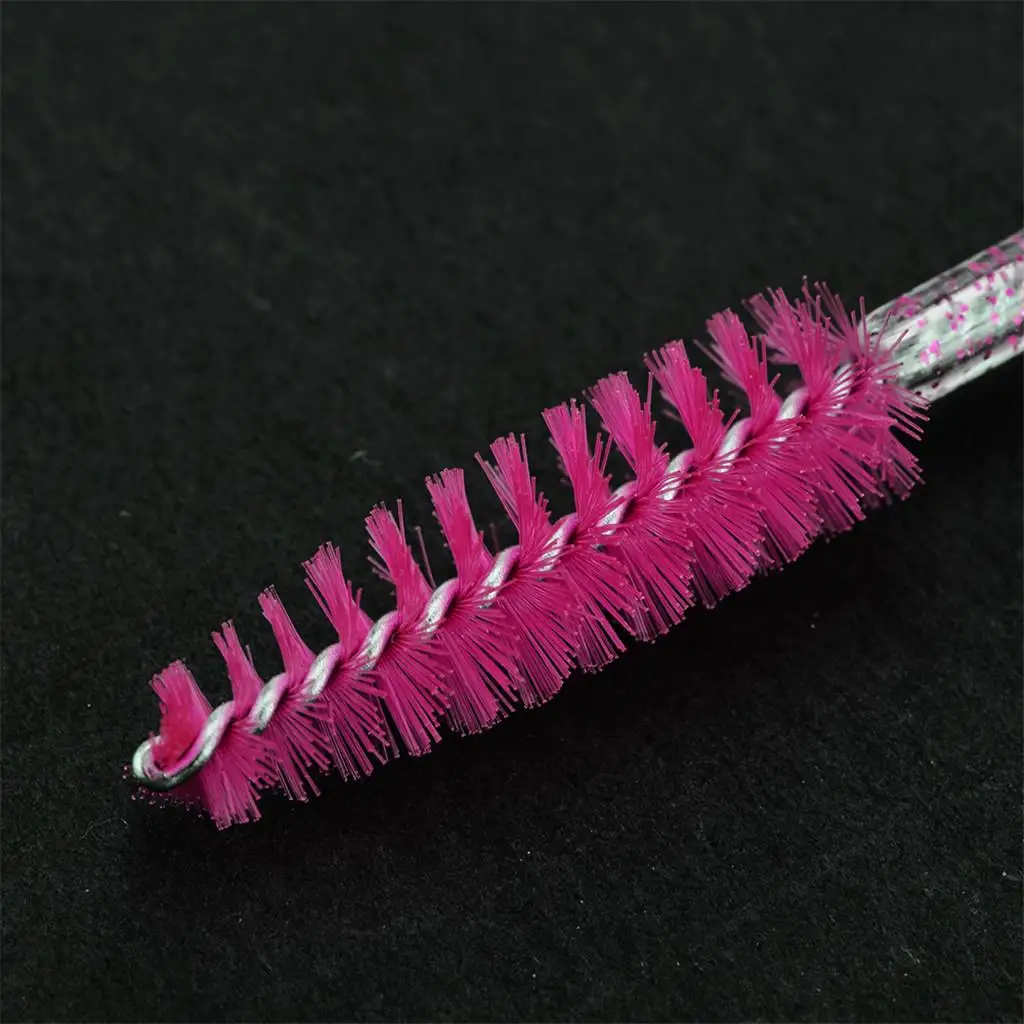 50 cepillos desechables para extensión de pestañas, aplicadores de rímel de nailon suave para maquillaje de ojos y limpieza de pestañas