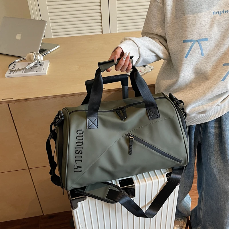 

Women High Quality Large Capacity Oxford Tote Bags New Fashion Casual Travel Shoulder Bag Handbag with Zipper Hot Luxury Design