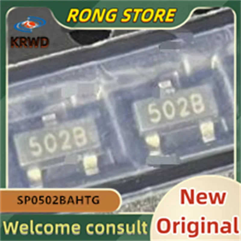 50PCS 502B 5028 New and Original Chip IC SOT-23-3 SP0502BAHTG SP0502BAHT SP0502BAH SP0502B SP0502