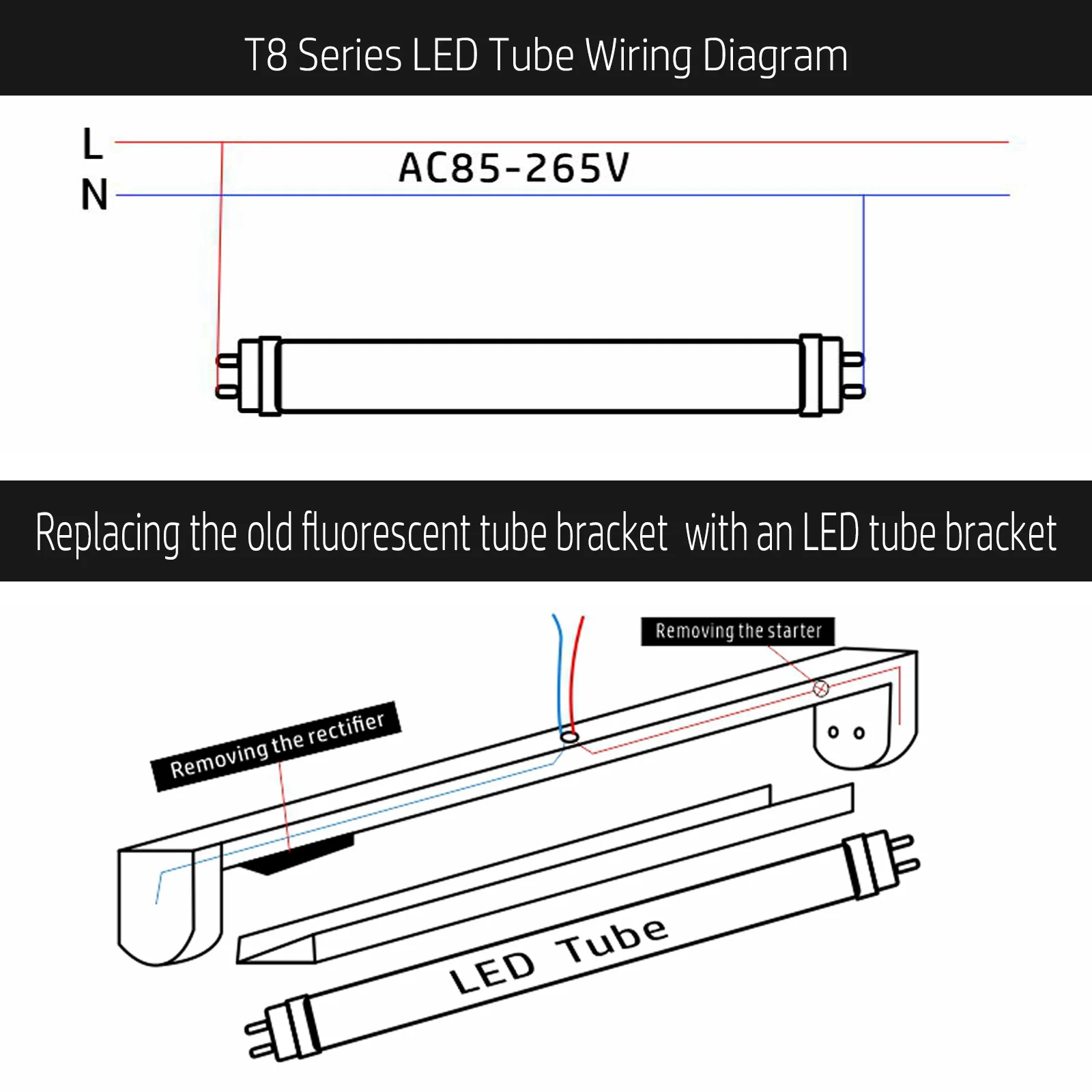 Imagem -04 - Lâmpada Fluorescente Led para Iluminação Doméstica t8 Double Row Chip Board Led Tube 4ft 1200 mm 20w 36w ac 85265v Entrada 10 Peças Lote