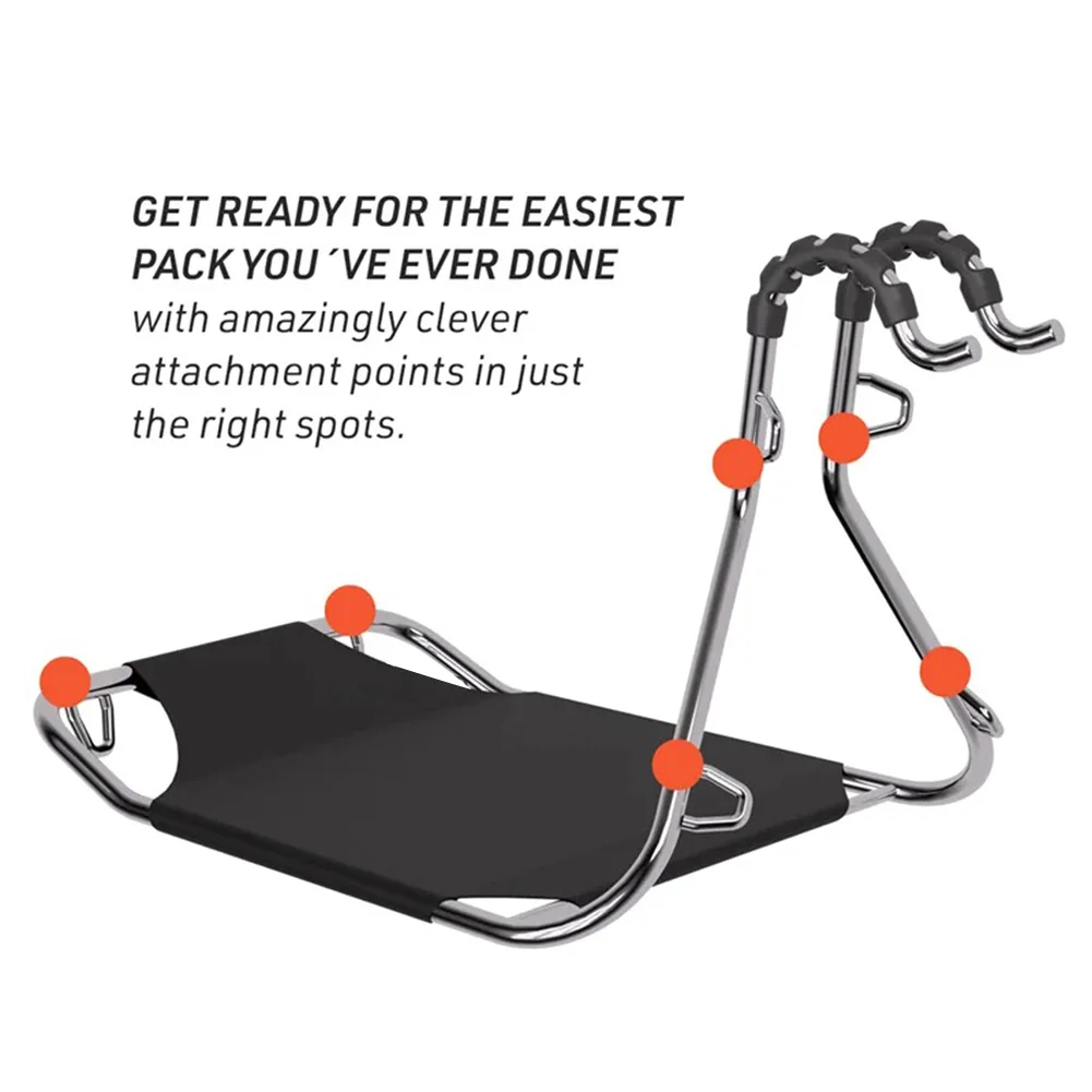 

Folding Bike Front Bag Carrier Metal Bike Basket Front Rack Carrier Luggage Shelf Bracket for MTB Road Bicycle