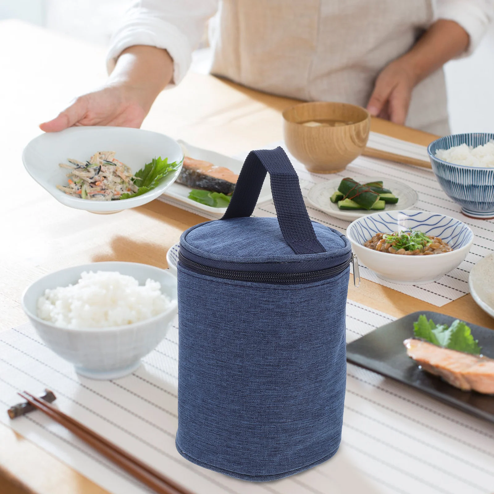 

Thickened Thermal Insulation Takeaway Bag for Soup Cup Portable Cooler Storage for Food Fruit Outdoor Travel
