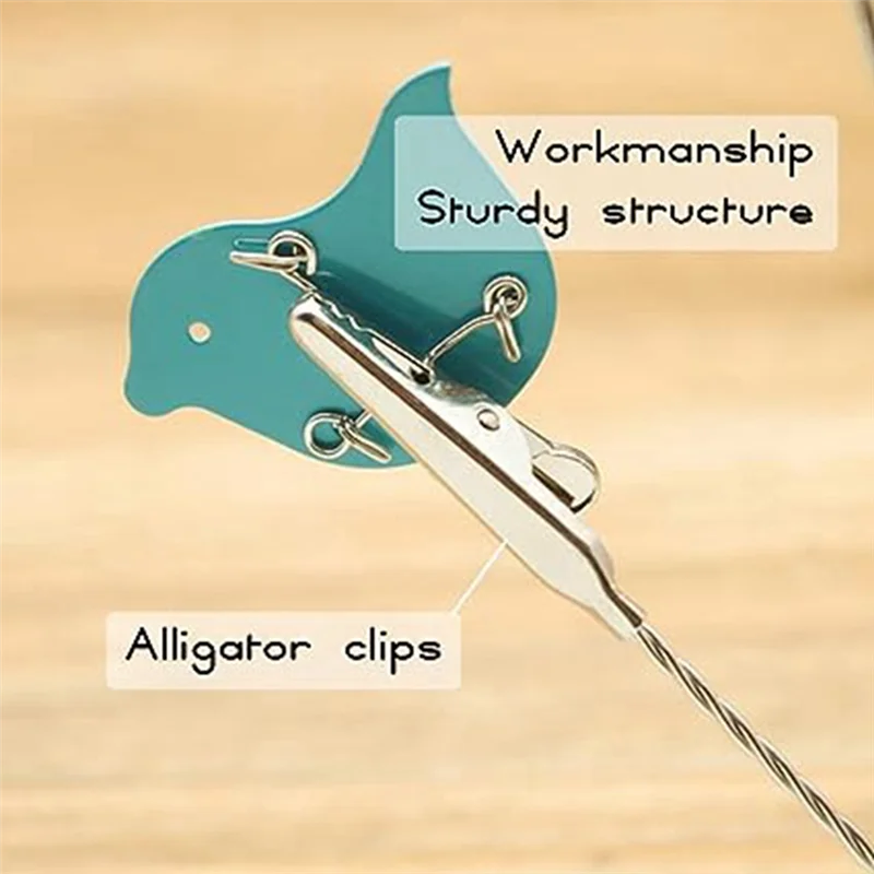 5 PCS Memo Clip Metal Desktop Photo Clip Business Card Clip As Shown Note Clip For Table Decoration Party Wedding