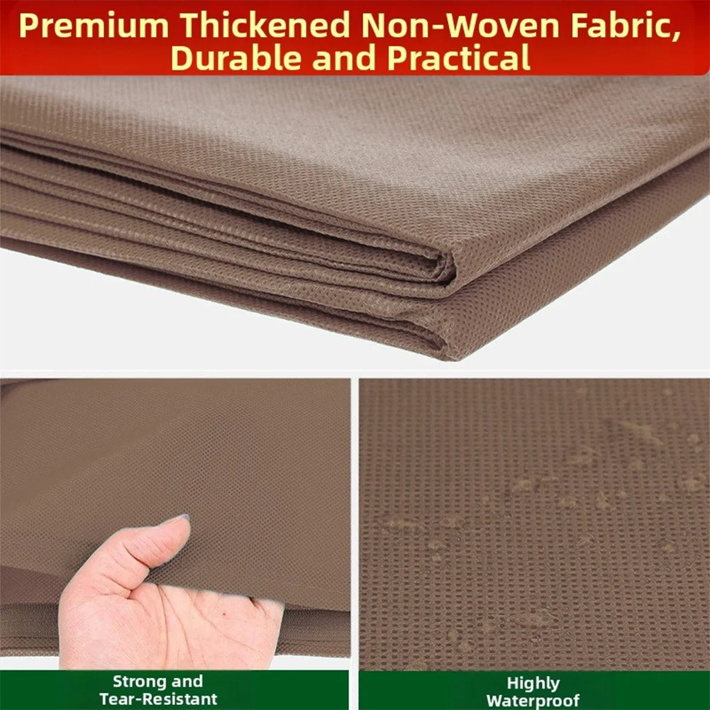 4 Pieces Winter Plant Covers Frost Protection with Drawstring and Side Zipper Size 23 6 x 39 Inches for Shrubs and Trees