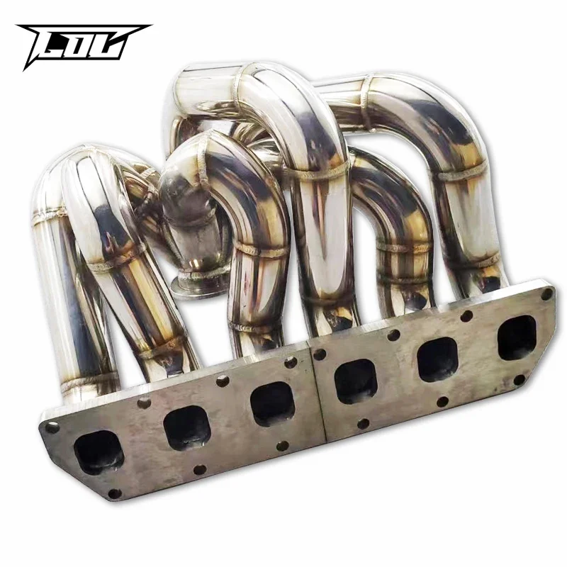 Turbo manifold For/VW R32 MK5 3.2L 2006- Automobile System Stainless Steel Exhaust Pipe