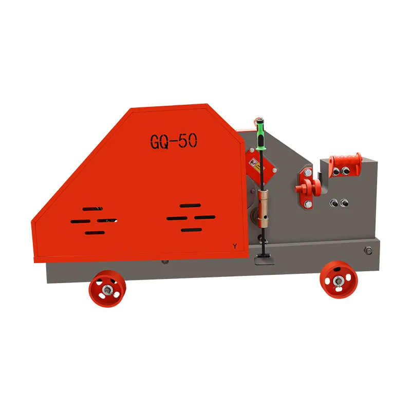 

Construction site steel bar cutting machine plus heavy round steel thread steel bar cutting machine round knife type