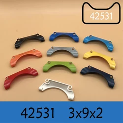 Aquaryta Building Blocks Compatible with Brand 4pcs Technological Accessories 3x9x2 Panel MOC Bricks 42531