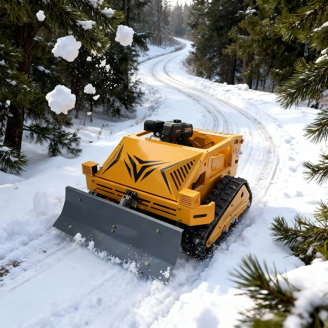 

Многофункциональная газонокосилка-измельчитель с лопатой для уборки снега — Euro 5, EPA, CE, с дистанционным управлением, для прополки и уборки снега на фермах