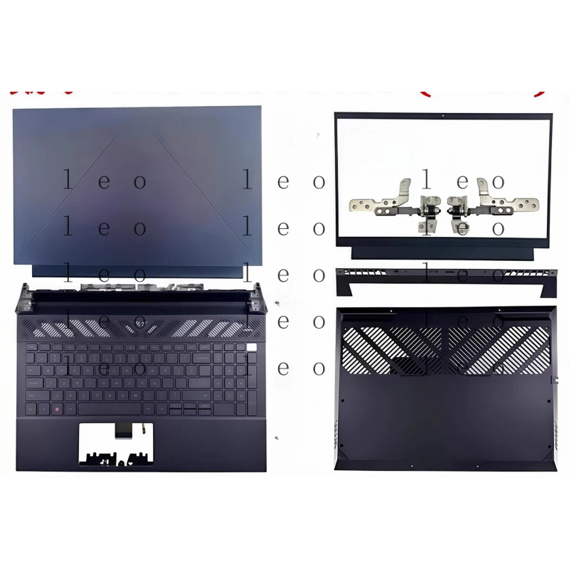 for  Dell G15 5530 5535 A , screen back cover, B shell, C shell, backlit keyboard, D shell, air vent hinge cover 03G8F3 025CCM 0
