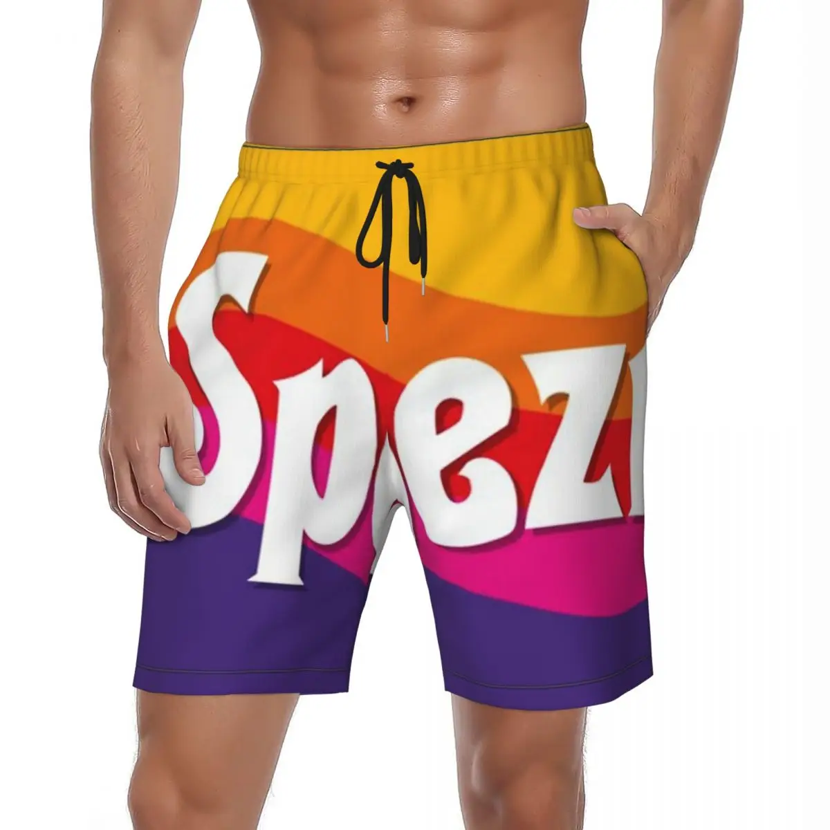 Paulaner Spezi pantalones cortos de gimnasio verano Alemania bebida de refresco ropa deportiva pantalones cortos de playa hombres moda de secado rápido personalizado bañadores de gran tamaño