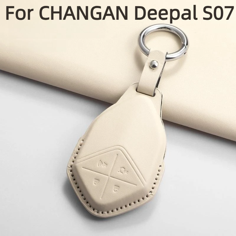 

Key Fob Cover For CHANGAN Deepal S07 Accessories 2023,Leather,Full Protection,Anti-Scratch,Signal Unobstructed,Comfortable Grip