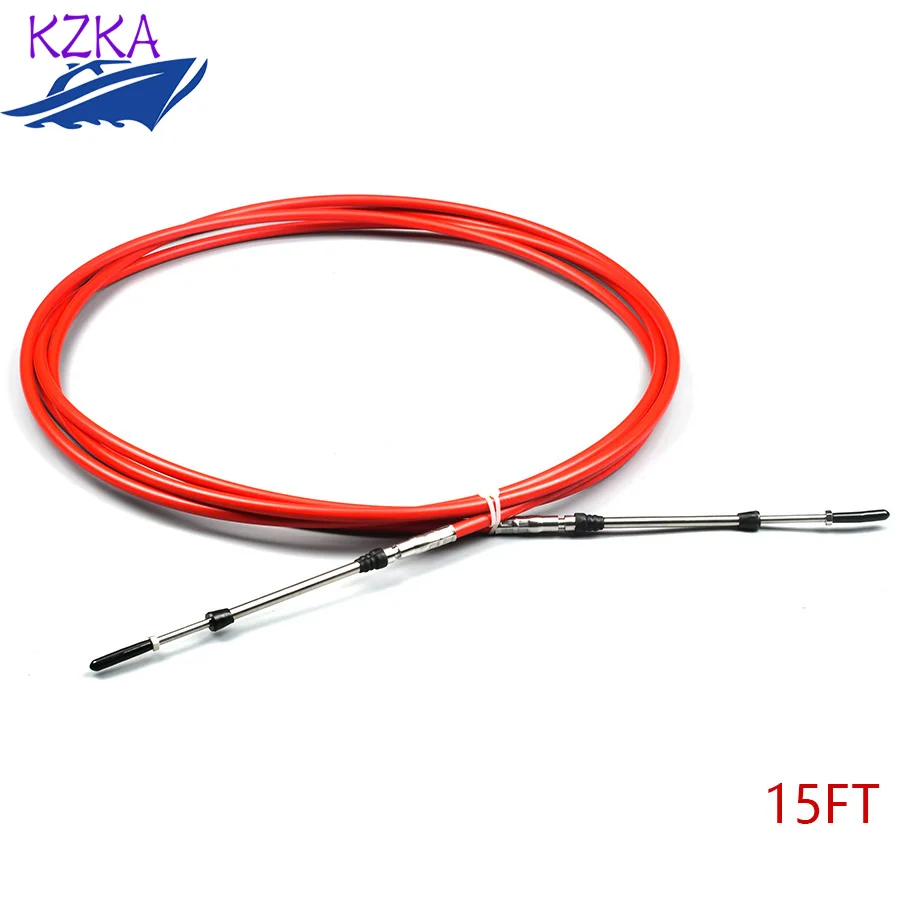 Boat Marine Throttle Control Cable 701-48320-50 15FT 701-48320-80 17FT 701-48350-30 24FT For Yamaha Outboard Motor Material: 317