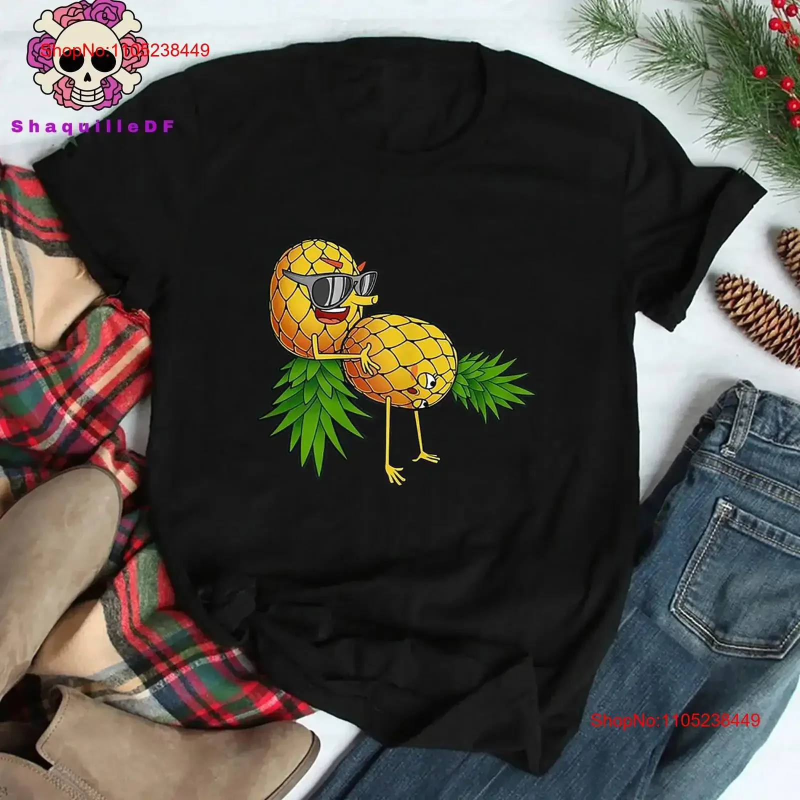 Upside Down Pineapple Swingert T shirt For Swinger Lover Her vintage Washed designer clothes fashion streetwear Soft
