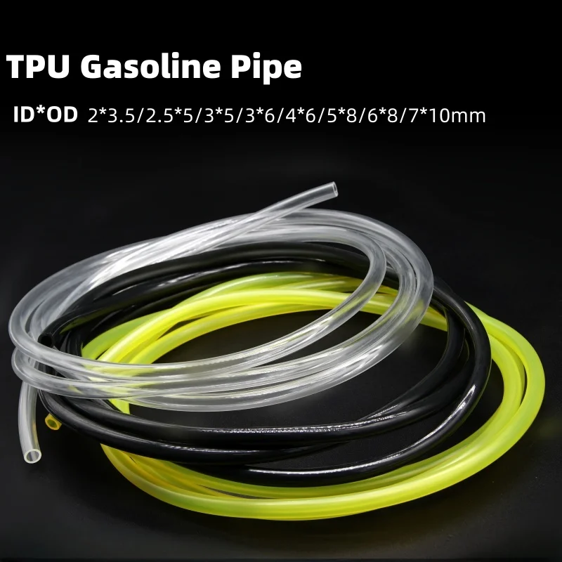 

1/3/5M Fuel Gas Hose String Tube Petrol Pipe for Trimmer Hoses Chainsaw Blower Line Tool 2x3.5/2.5x5/3x5/3x6/4x6/5x8/6x8/7x10mm