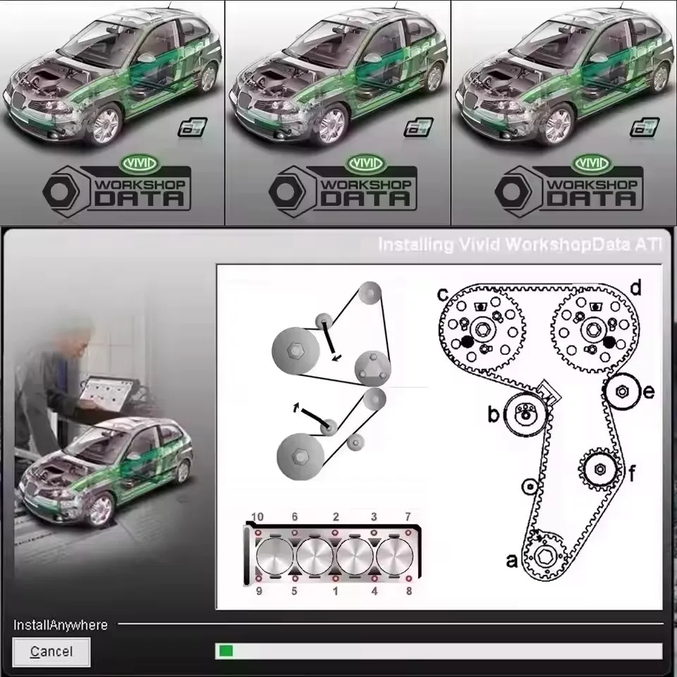 Winols 4.7 sepenuhnya diaktifkan Perangkat Lunak Perbaikan Mobil autodata 3.45 Taller DATOS Multi bahasa