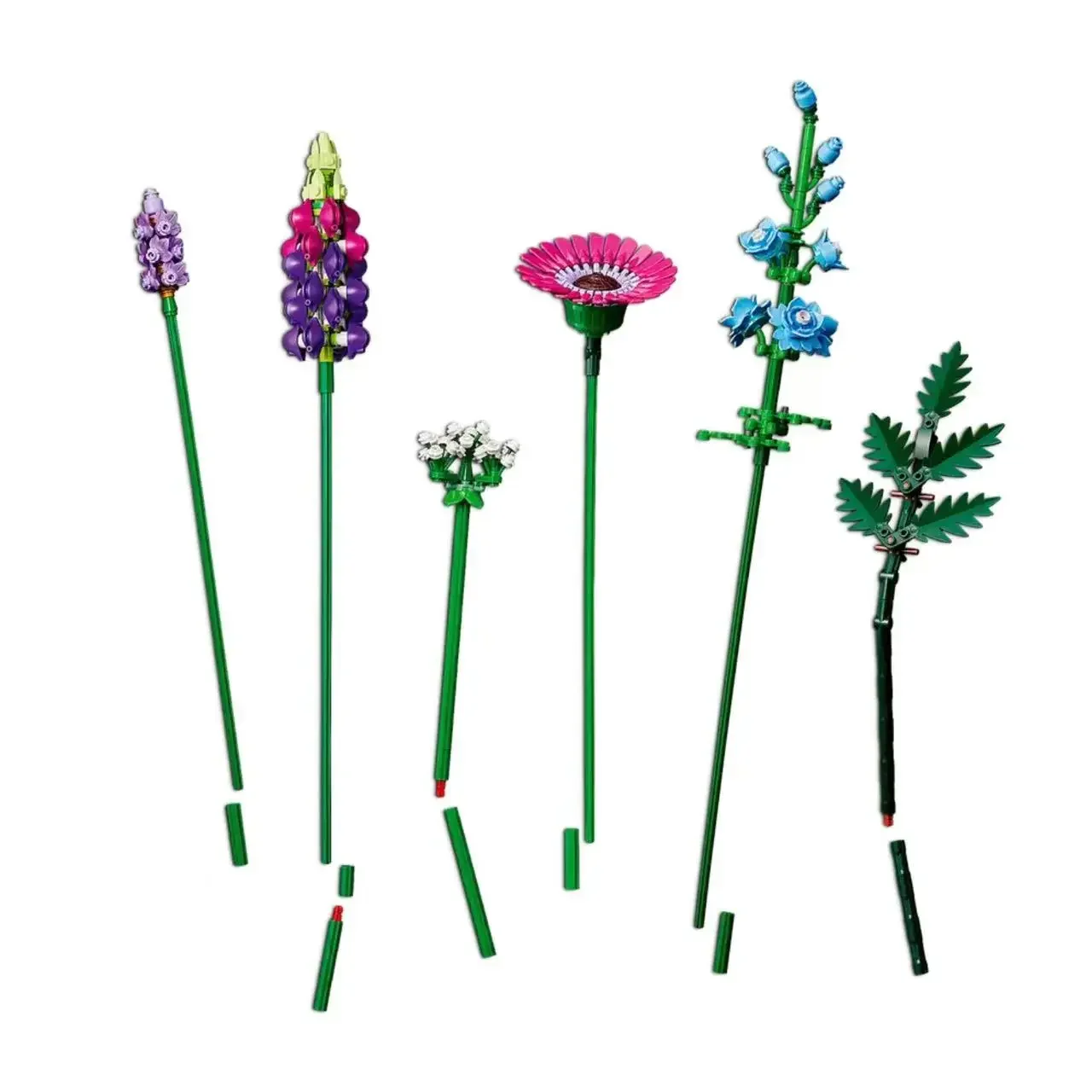 Creative New 'ICONS Eternal Flowers Bouquet 10313 Building Block Set, Plant Home Decor Toys Girls Birthday Gifts Romantic Toys image 6