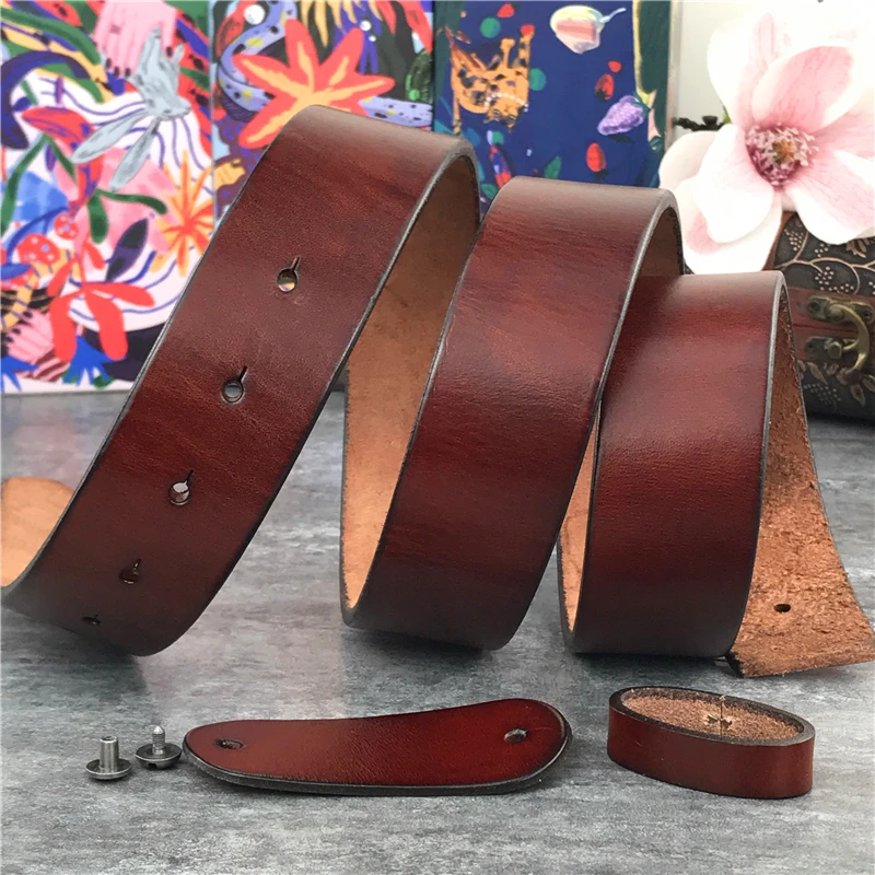 3,8 cm Top Geauine Ledergürtel ohne Schnalle Mann Gürtel Ceinture Homme Herren Ledergürtel ohne Schnallen für Männer 105-125cm sp05 – Detail 28
