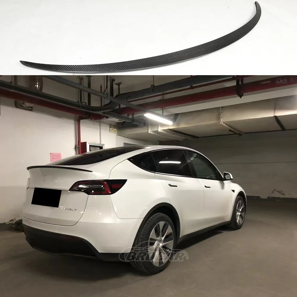 For Tesla Model Y spolier 2017-2022 ABS Material High-performance Car Tailgate Glossy Black Rear Spoiler Trunk Boot Wing Spoiler