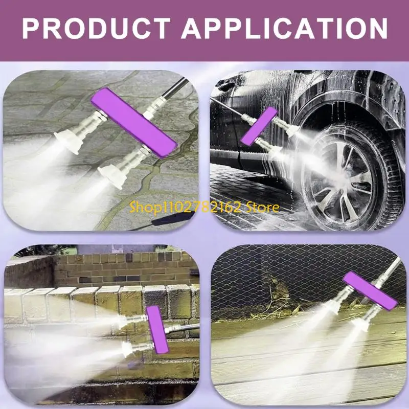 547B Multipurpose High Pressure Water Guns Attachment For Auto Detailing And Lawn Maintenance Featuring Sturdy Steel Design