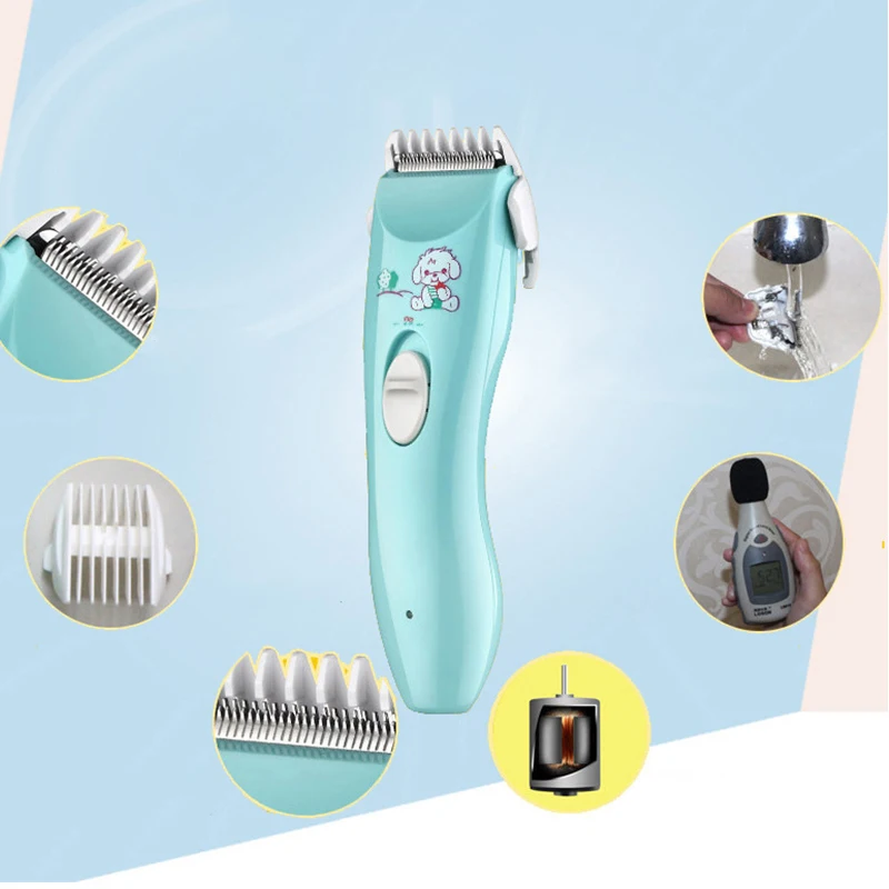 Silent Baby Hair Clipper Children Hair Clippers Electric Quiet Trimmer Kids  Cutting Machine Infant Women Pet Hair Shaver