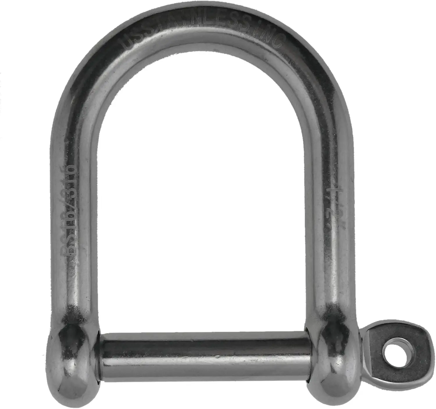 

316 Stainless Steel Wide D Shackle for Marine Use with High Corrosion Resistance