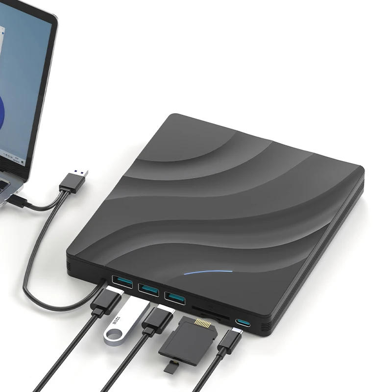 hit productMultifunctional USB 3.0 Blu-ray Drive Burner External DVD Reader That Supports 4K HD Movie Playback for Laptop