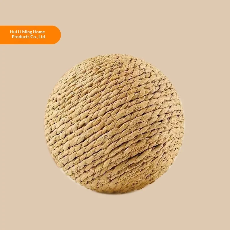 3Pcs Pet Cat Toy Play 6cm Sisal Paper Rope Ball Extra Large Self-Pleasure RelieveChewing Artifact Funny Cat Stick Teeth Grinding - view 6