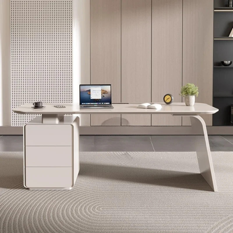 Room Desk Corner Office Furniture Standing Multifunctional Organizer Reading Computer Professional Home Tafel Desks Study Work