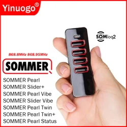 SOMMER PEARL 4018V375 TX55-868-4 TRX55-868 Pearl Vibe Twin Twin+ Status Slider+ Garage Door Remote Control 868MHz SOMMER SOMloq2