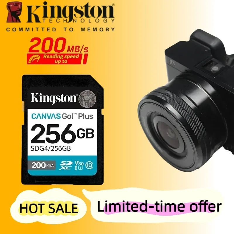 kingston-sd-card-64gb-128gb-256gb-512gb-canvas-go-plus-memory-card-class10-u3-v30-cartao-de-sdxc-4k-video-carte-sd-for-camera