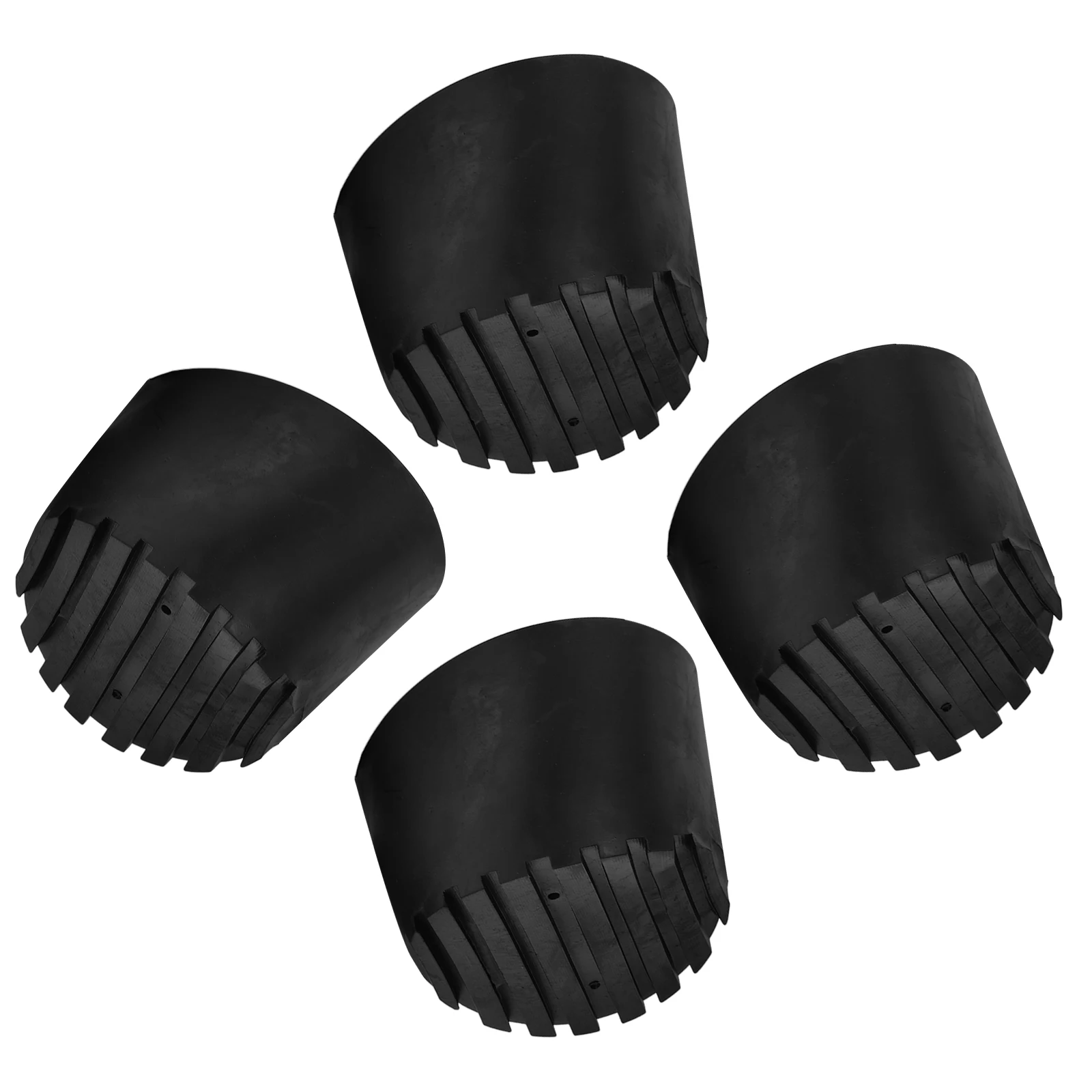 4 pezzi piedini per scale antiscivolo cuscinetti coperture inferiori parti del piede in gomma tappi per gambe punte di estensione durevoli antiscivolo resistenti alla corrosione