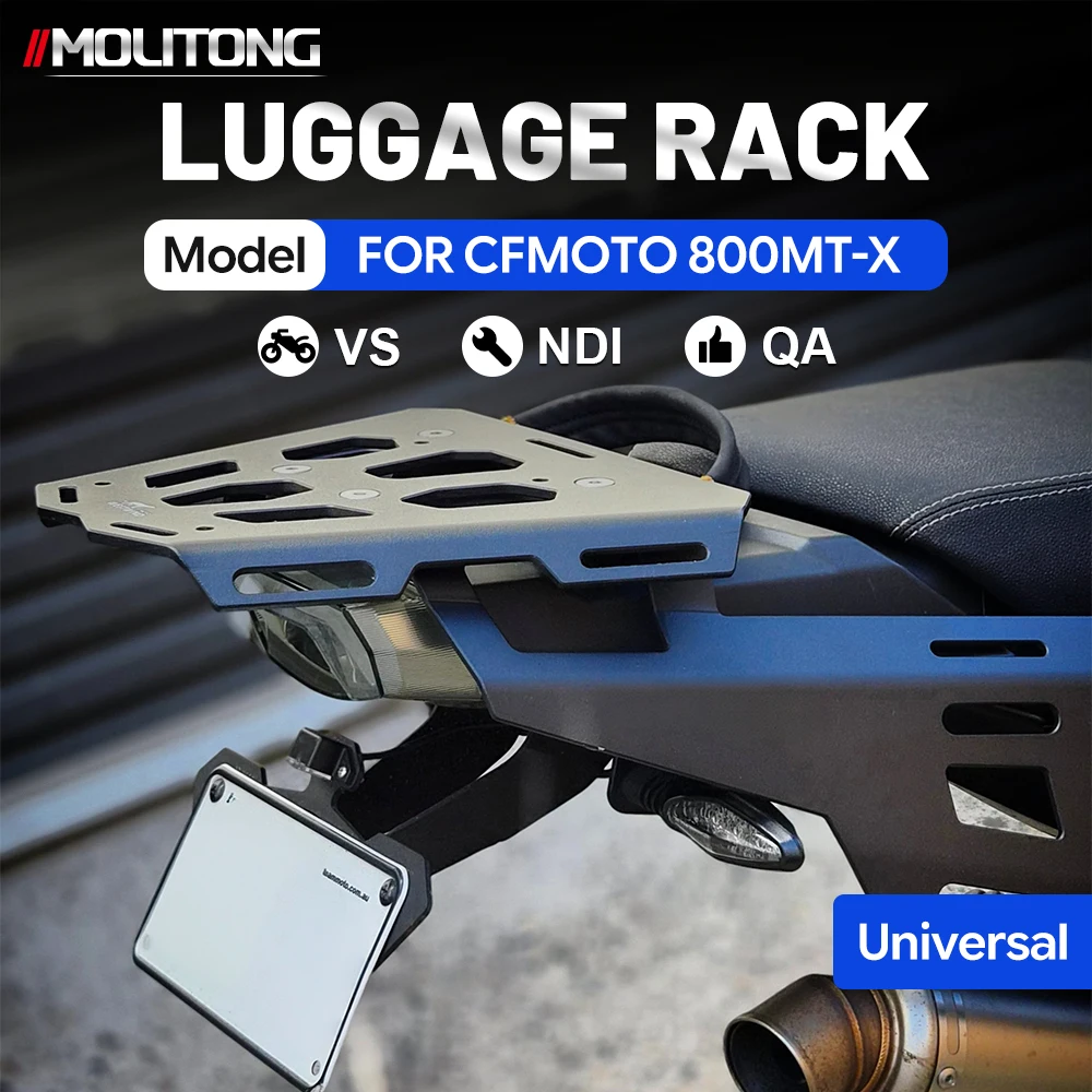 Motorcycle Rear Cargo Rack Tail Bag Luggage Bracket Tailbox Support Suitable For CFMOTO 800MT-X 2024-2026 Modified Accessories